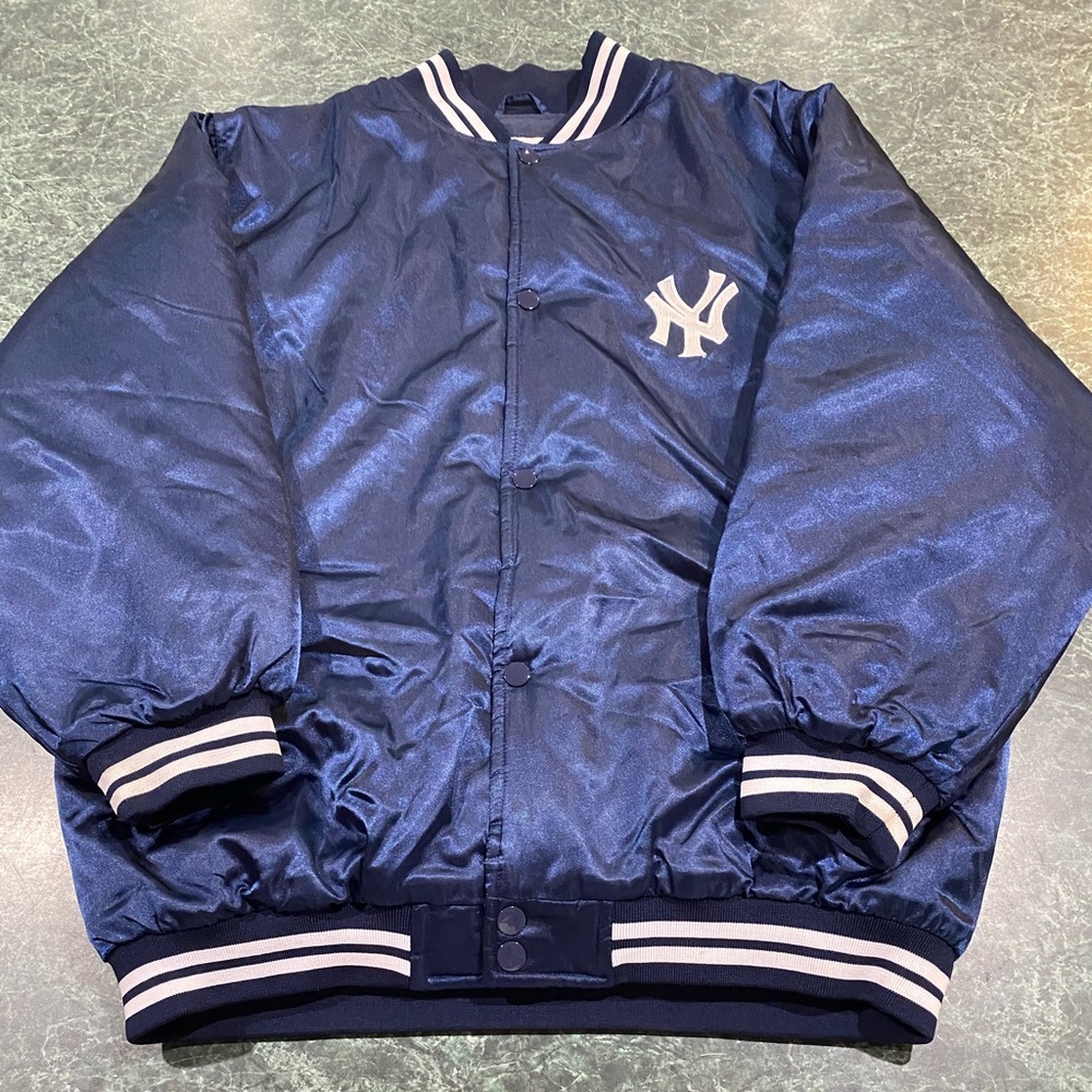 Genuine Stuff NY YANKEES Blue Snap Button Jacket